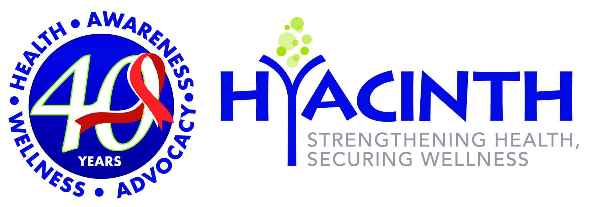 Hyacinth 40th Anniversary logo